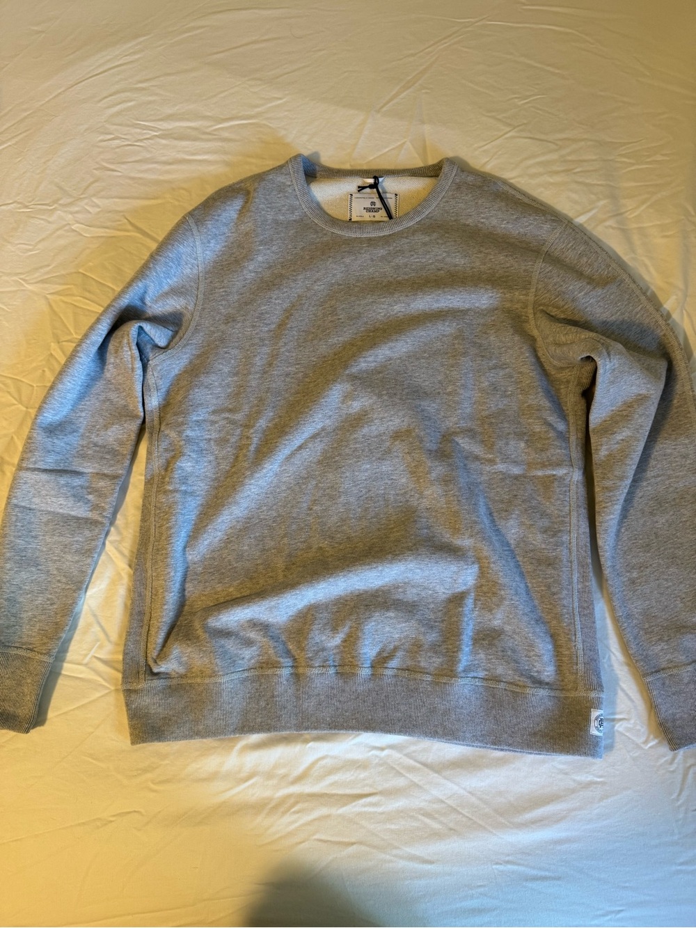 Reigning Champ Men's Crewneck Sweatshirt - Heather Gray - L